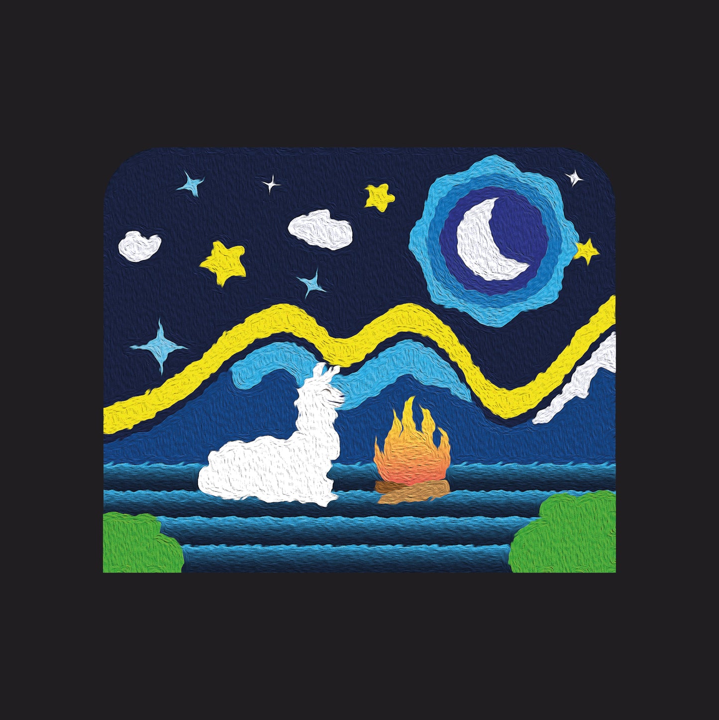 Starry llama